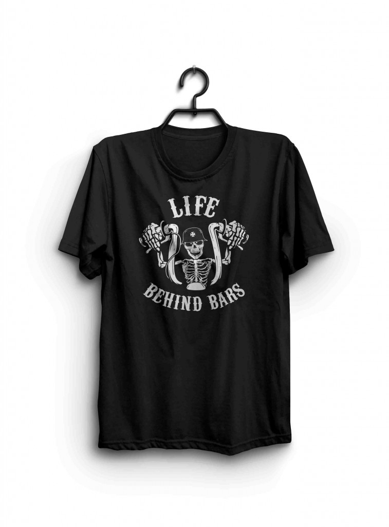 Life Behind Bars Biker Shirt - Visions Screenprinting